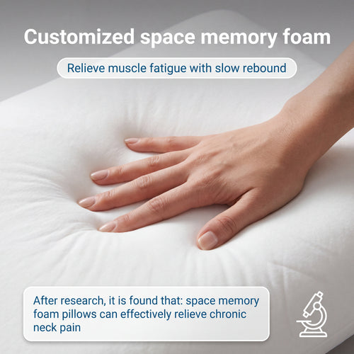 Ergonomic Memory Foam Cervical Pillow