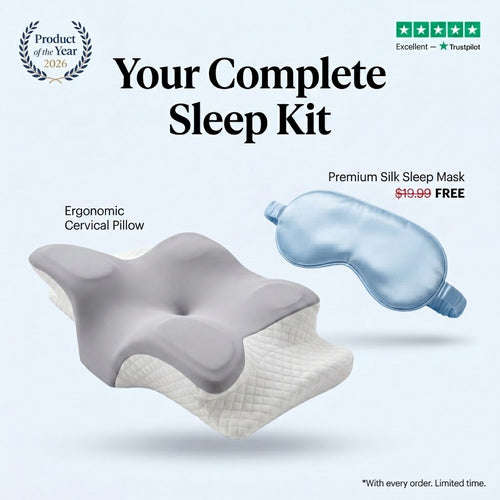 Ergonomic Memory Foam Cervical Pillow
