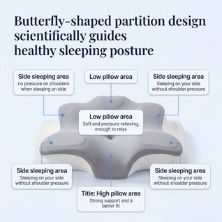 Ergonomic Memory Foam Cervical Pillow