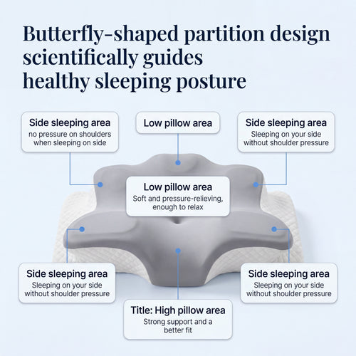 Ergonomic Memory Foam Cervical Pillow